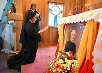 New leader of Daughters of Charity of the Most Precious Blood installed by Bishop Kevin Sweeney