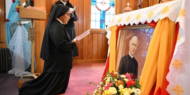 New leader of Daughters of Charity of the Most Precious Blood installed by Bishop Kevin Sweeney