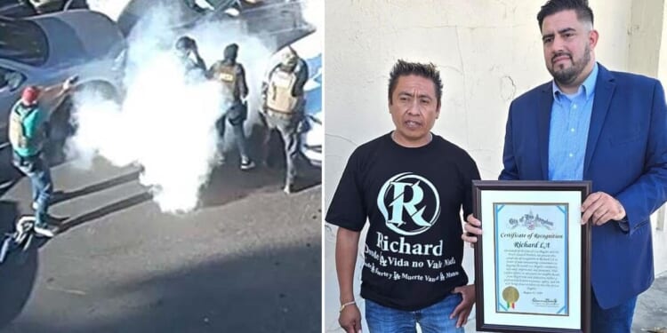Migrant arrested for ramming ICE with car given award by LA City Council