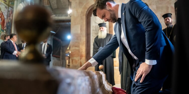 U.S. Vice President JD Vance attends Mass at Jerusalem’s Church of the Holy Sepulchre