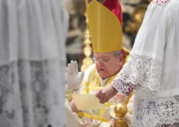 American cardinal celebrates old Latin Mass in St. Peter's in a sign of change