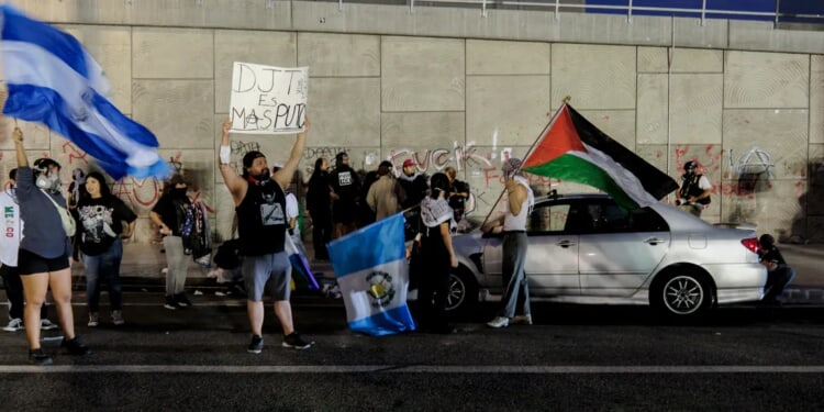 DOJ Charges Anti-ICE Group Over ‘Roadblock’ Protest During Chaotic Weed Farm Raid