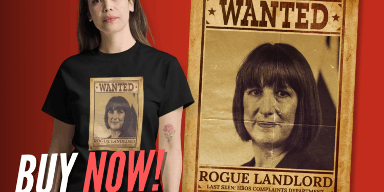 Exclusive Rachel Reeves 'Rogue Landlord' Premium T-Shirt Collection – Guido Fawkes