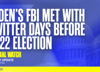 Biden’s FBI Met with Twitter Days Before 2022 Election