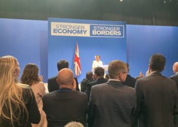 Andrew Gimson's Conference sketch: Badenoch yearns to rend Starmer and Farage limb from limb