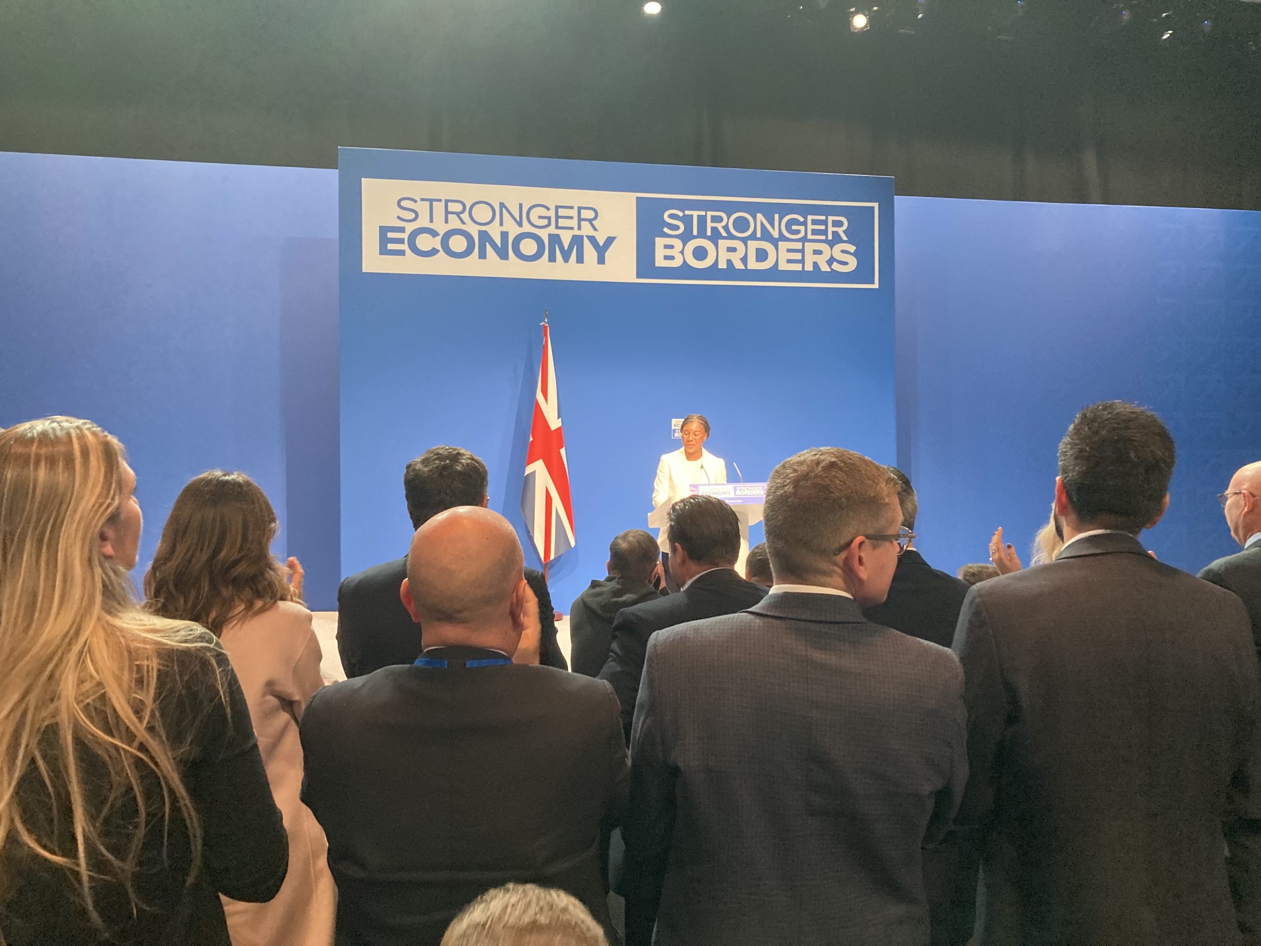 Andrew Gimson's Conference sketch: Badenoch yearns to rend Starmer and Farage limb from limb