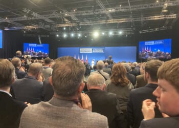 Andrew Gimson's Conference sketch: The Tory tribe declares its support for its chief