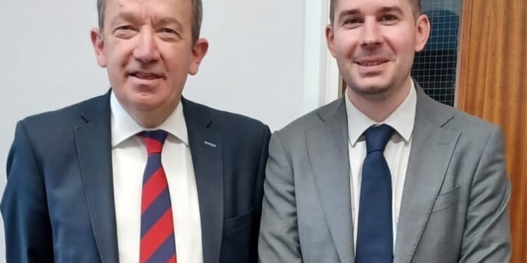 Andrew Lucas and Mark Fisher speak at the Northumberland Bible Teaching Weekend