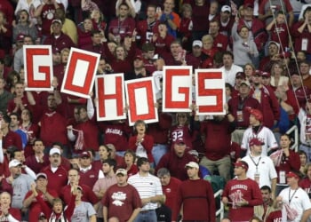 Arkansas Fans Continue To Party Amid Hail Storms, Tornado Warnings — This Is What America Is All About
