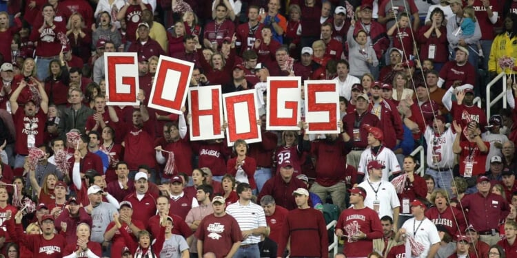 Arkansas Fans Continue To Party Amid Hail Storms, Tornado Warnings — This Is What America Is All About