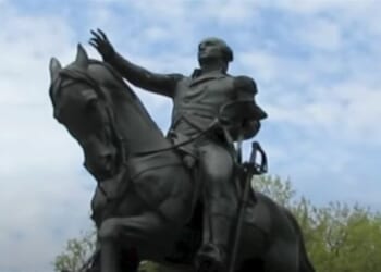 At Trump’s request, White House adds George Washington statue to Rose Garden