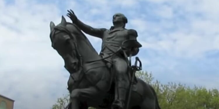 At Trump’s request, White House adds George Washington statue to Rose Garden