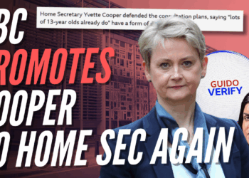 BBC Forgets Yvette Cooper Isn't Home Secretary Any More – Guido Fawkes