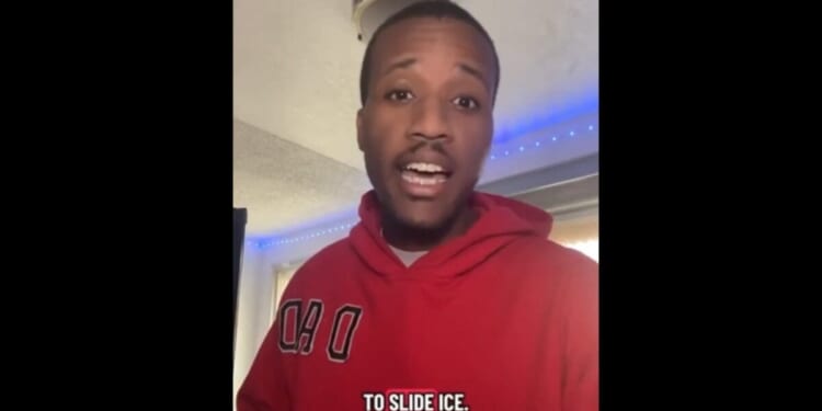 Black man sporting ‘Dad’ hoodie calls on American people to ‘drop’ ICE agents
