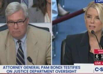 Bondi humiliates senator trying to smear Trump with half-naked photos accusation