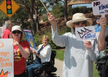 Boomers Show Up In Force for the 'No Kings' Anti-Trump Protests [WATCH]