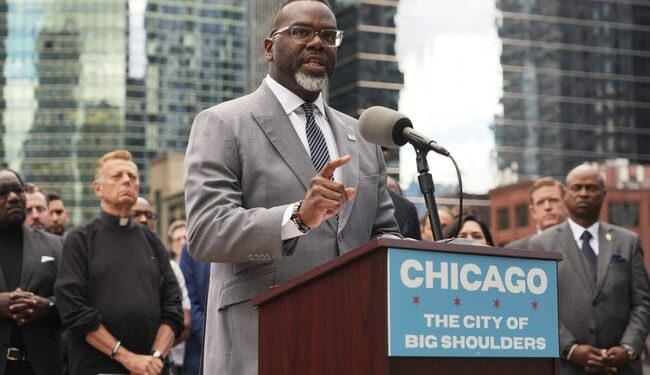 Chicago Mayor Brandon Johnson Says He’s ‘Defending Humanity’ from Trump – Twitchy