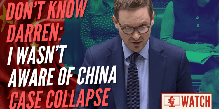 Darren Jones Says He Only Knew of Chinese Case Collapse After Starmer – Guido Fawkes