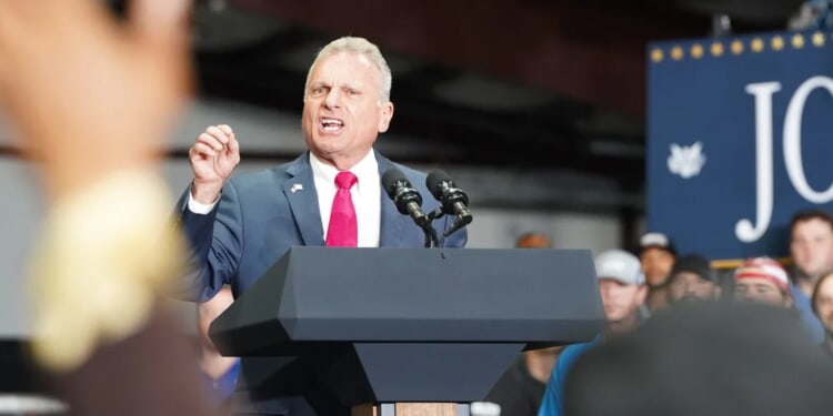 EXCLUSIVE: GOP Senate Hopeful Torches Vulnerable Dem Opponent For Keeping Government Closed