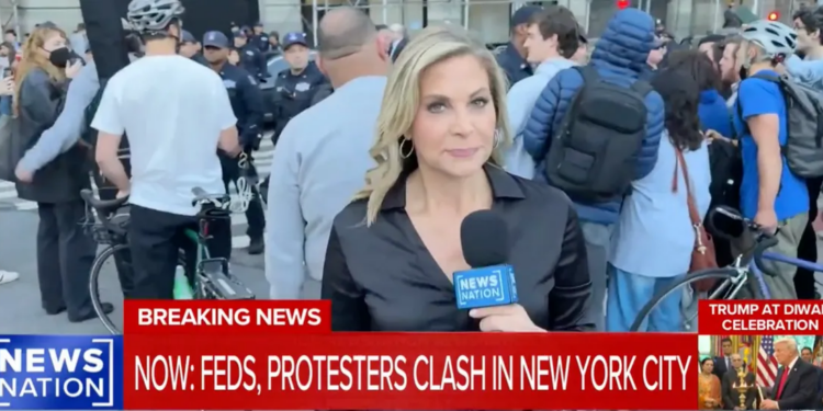 Emotional Reporter Says New York City Looks Like ‘War Zone’ As Alleged Agitators Clash With Feds