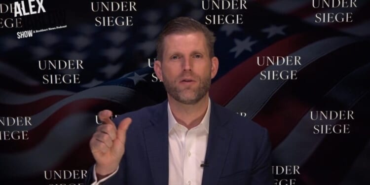 Eric Trump dishes on who debanked family, says ‘now every one of them… kisses your a**’