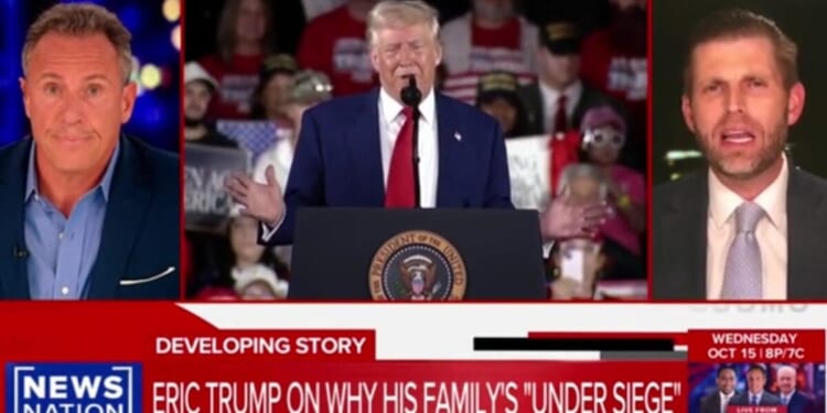 Eric Trump goes off on Chris Cuomo for asking one of the most hypocritical questions ever