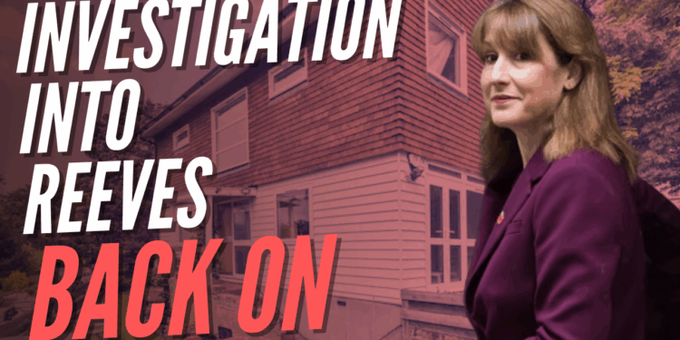 Ethics Adviser Given 'New Information' About Reeves' Illegal House Rental – Guido Fawkes