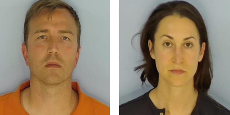 Executive and her husband arrested, accused of leaving sleeping infant alone on a beach nearly an hour