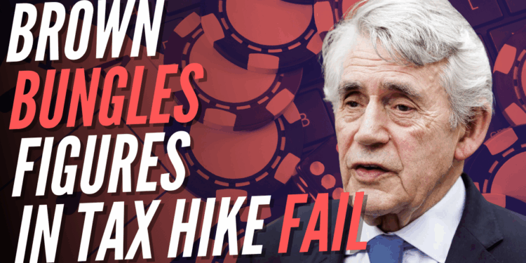 Gordon Brown's Gambling Statistics Misuse Slammed by Regulator – Guido Fawkes