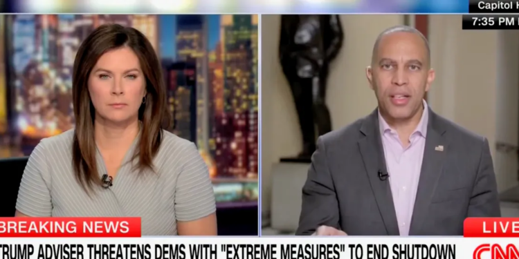 Hakeem Jeffries Rambles, Refuses To Say If Government Shutdown Will Drag Past Thanksgiving