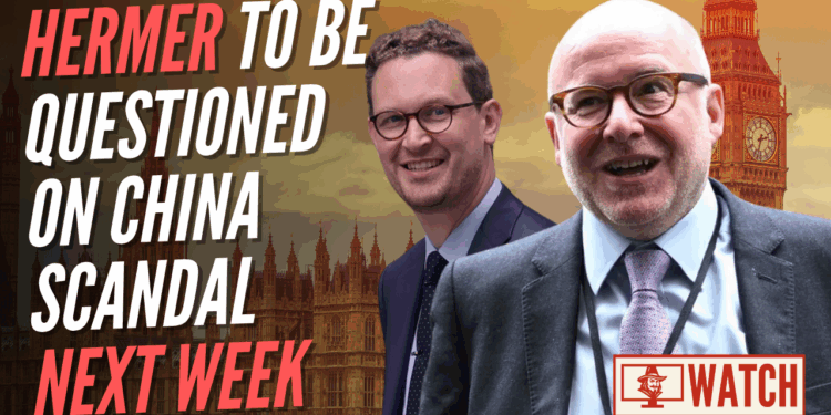 Hermer and Jones Confirmed to Give Evidence to MPs on Chinese Spy Case Next Week – Guido Fawkes