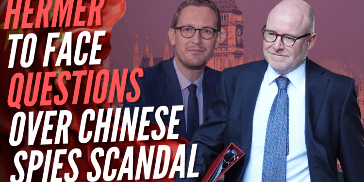 Hermer and Jones Summoned by MPs to Publicly Answer Questions on China Spy Case – Guido Fawkes