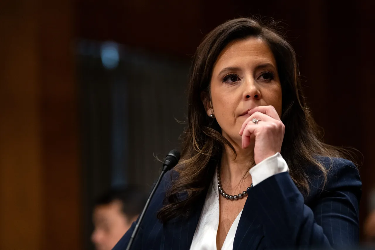 Rep. Elise Stefanik (R-NY) testifies before the Senate Foreign Relations Committee on her nomination to be Ambassador. (Photo by Kent Nishimura/Getty Images)