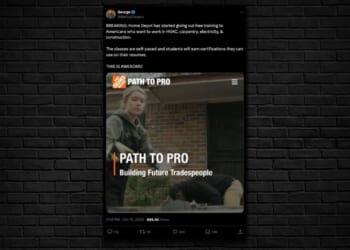 Home Depot Steps Up, Launches Free Skilled Trade Program