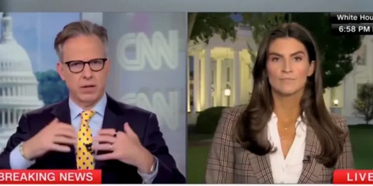 Kaitlan Collins Adds Context After Jake Tapper Downplays Trump’s Israel-Hamas Deal