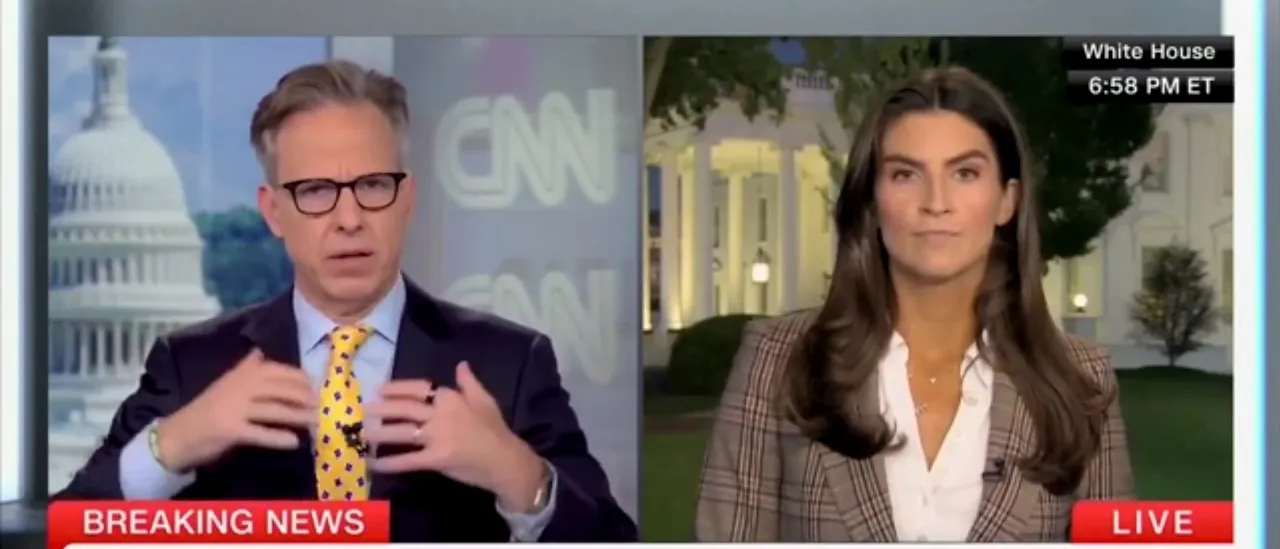 Kaitlan Collins Adds Context After Jake Tapper Downplays Trump’s Israel-Hamas Deal
