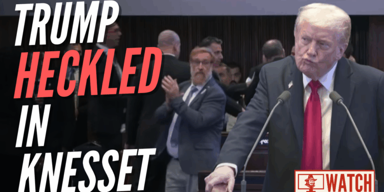 Knesset Member Heckles Trump – Guido Fawkes
