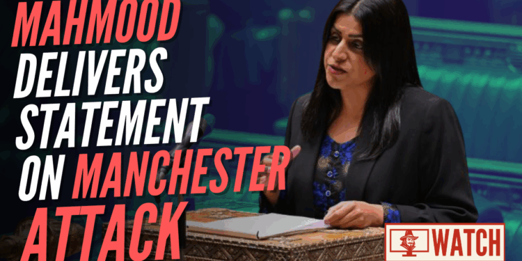 LIVE: Mahmood Delivers Statement on Manchester Terror Attack