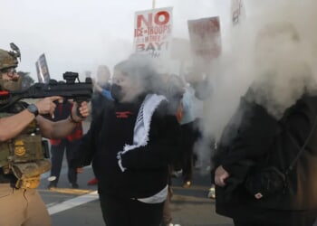 Lawyers Argue Anti-ICE Protesters Who Allegedly Threw Rocks, Fireworks Didn’t Deserve Tear Gas