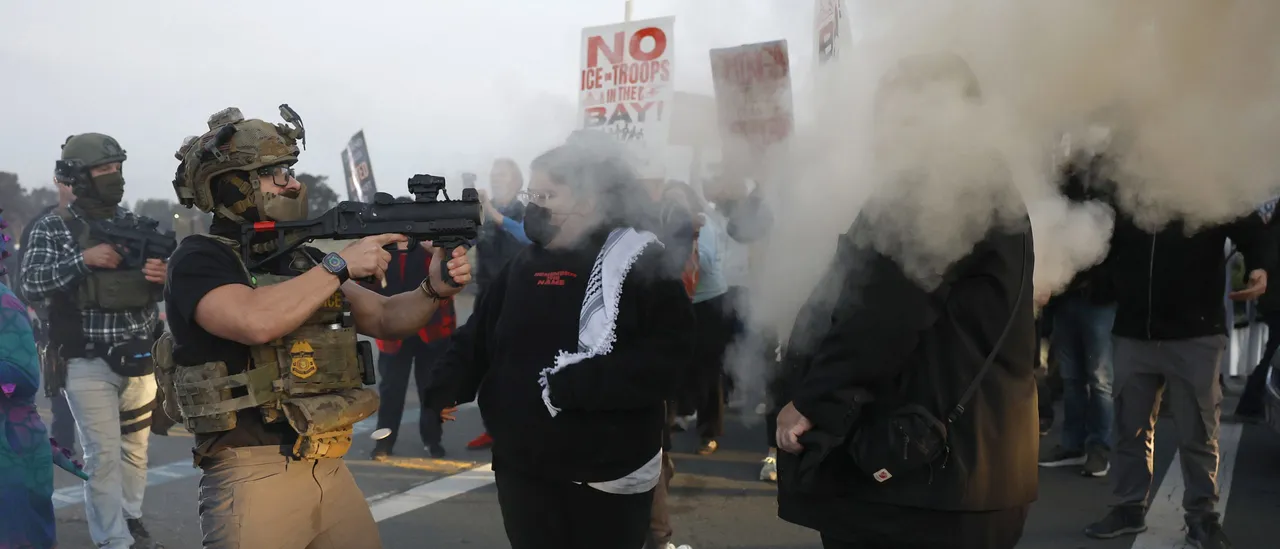 Lawyers Argue Anti-ICE Protesters Who Allegedly Threw Rocks, Fireworks Didn’t Deserve Tear Gas