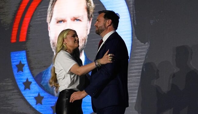 Leftists Across X Project Their Own Immorality on JD Vance Hugging Erika Kirk – Twitchy