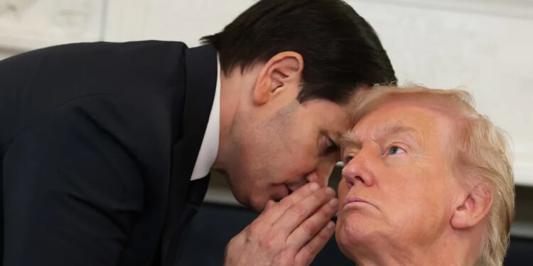 Marco Rubio Passes Trump A Note With News About Middle East Deal