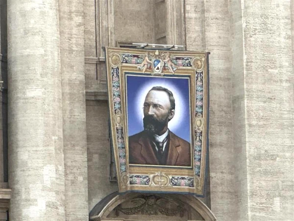 Once an “ordained” Satanic priest, Bartolo Longo underwent one of the most dramatic conversions in recent Church history, and will be canonized a saint on Sunday, Oct. 19, 2025 in St. Peter's Square. Credit: Courtney Mares / CNA