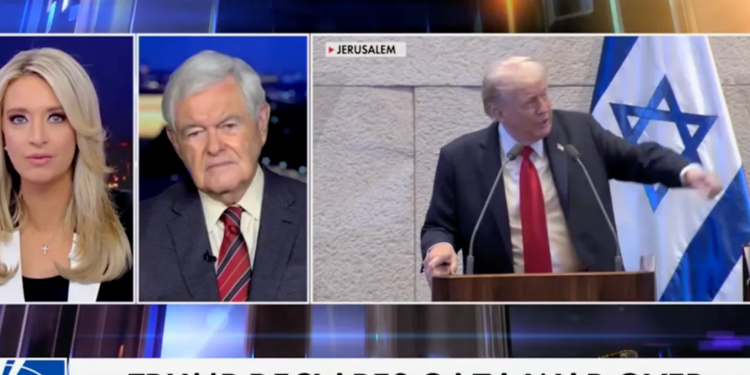 Newt Gingrich Offers Blunt Words To Fmr Biden Officials Who Claim Trump ‘Built On’ Their Israel-Hamas Plan