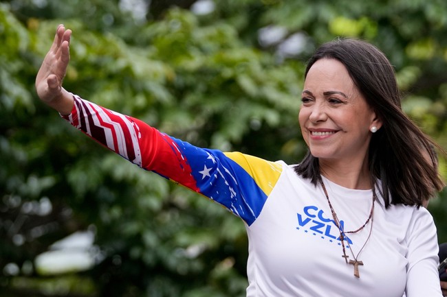 Nobel Prize Winner, Maria Corina Machado Dedicates Award to Trump – Twitchy