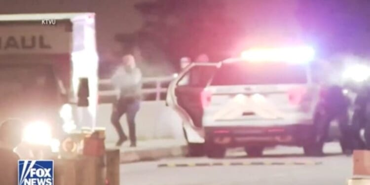 Officers open fire on U-Haul backing into Coast Guard personnel following protest
