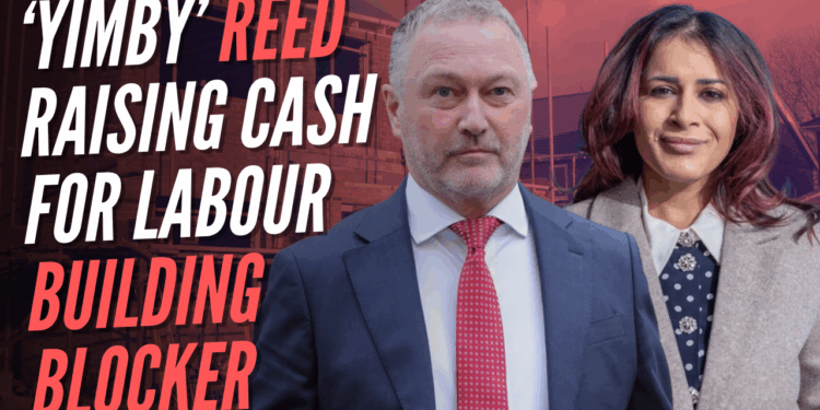 Steve Reed Star Speaker at 'YIMBY' Fundraiser for NIMBY Labour MP – Guido Fawkes