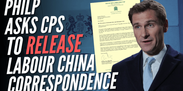 Tories Demand CPS Publishes China Spy Case Correspondence – Guido Fawkes