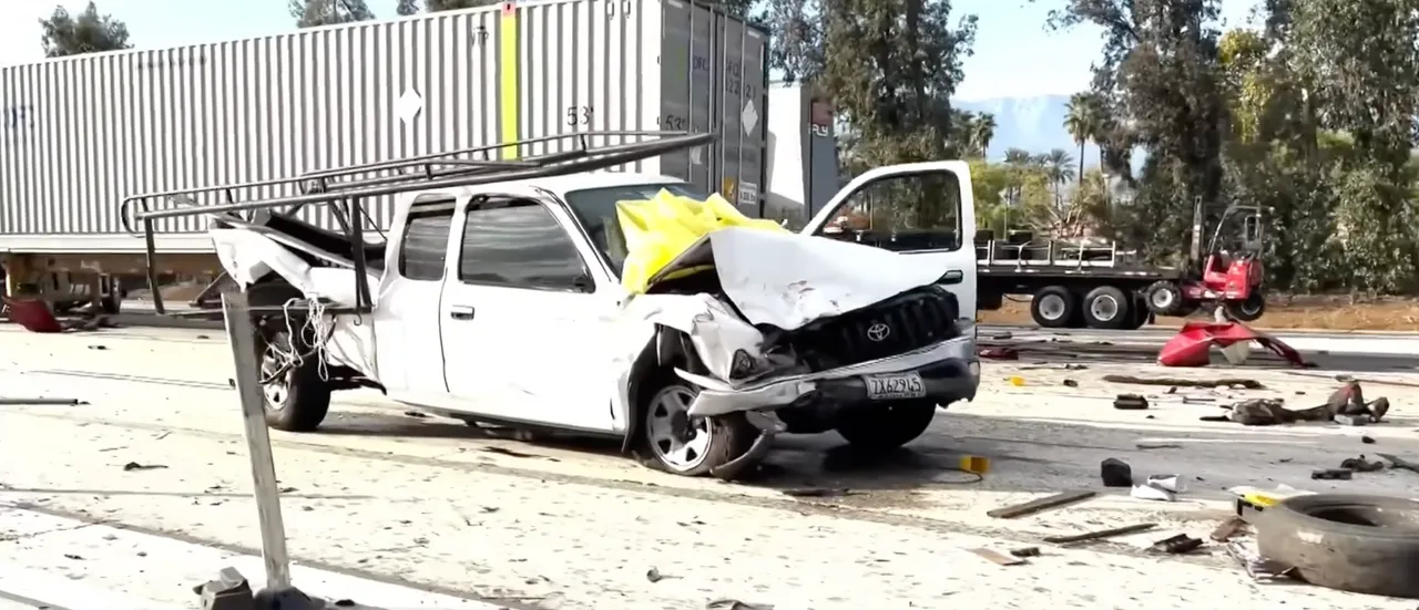 California crash kills three. KTLA 5 Youtube screen grab. 