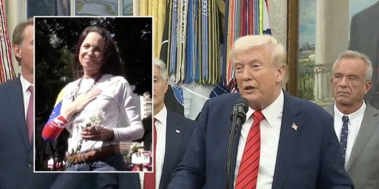 Trump shares what he DIDN’T say when Nobel Peace Prize winner dedicated award to him